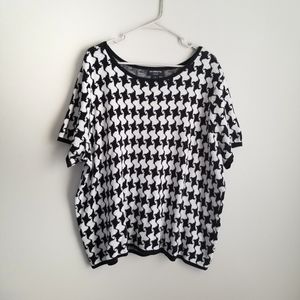 Liz Claiborne houndstooth sweater